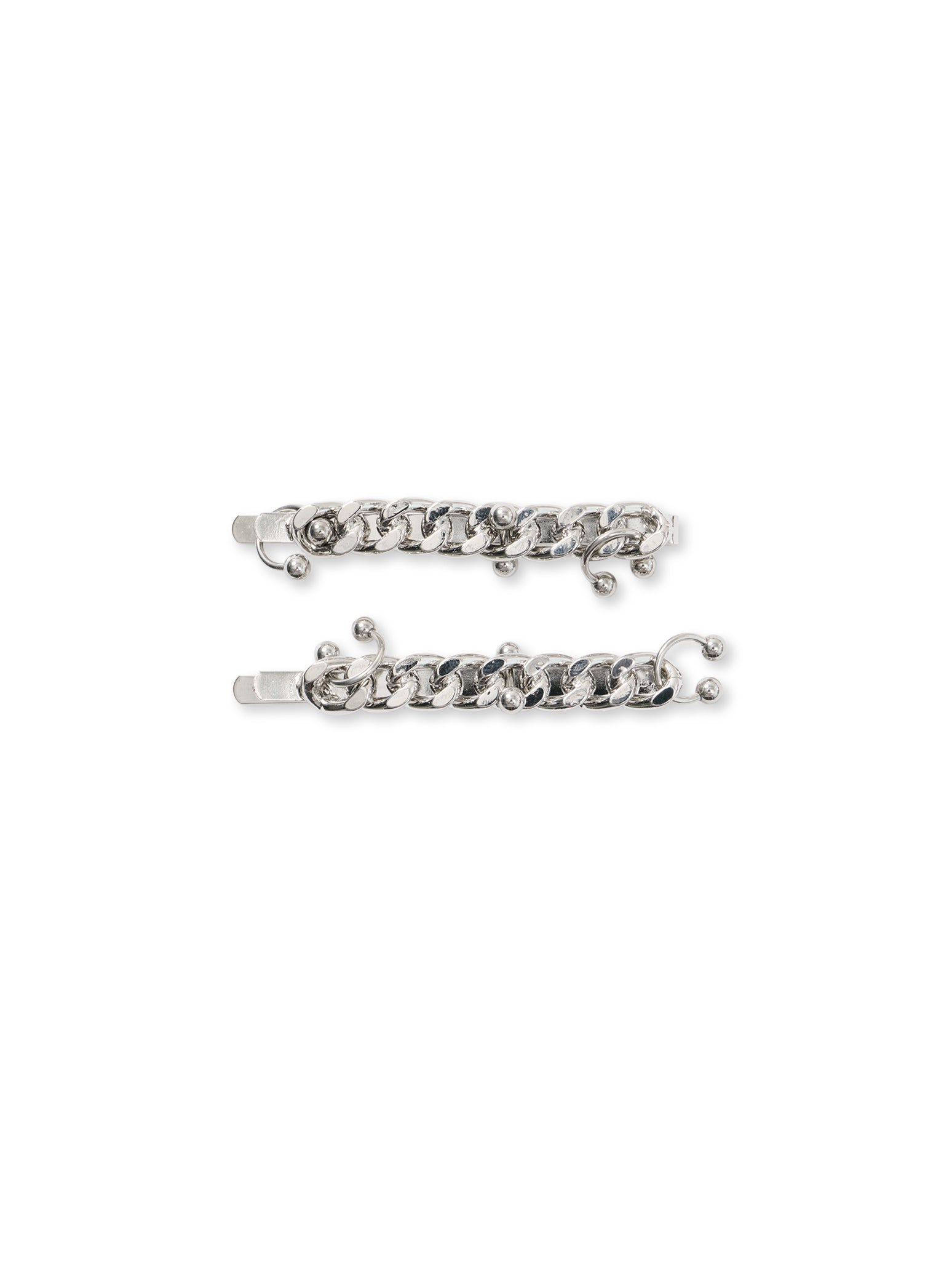Chain Motif Pierced Hair Pins (2-piece) – heyep