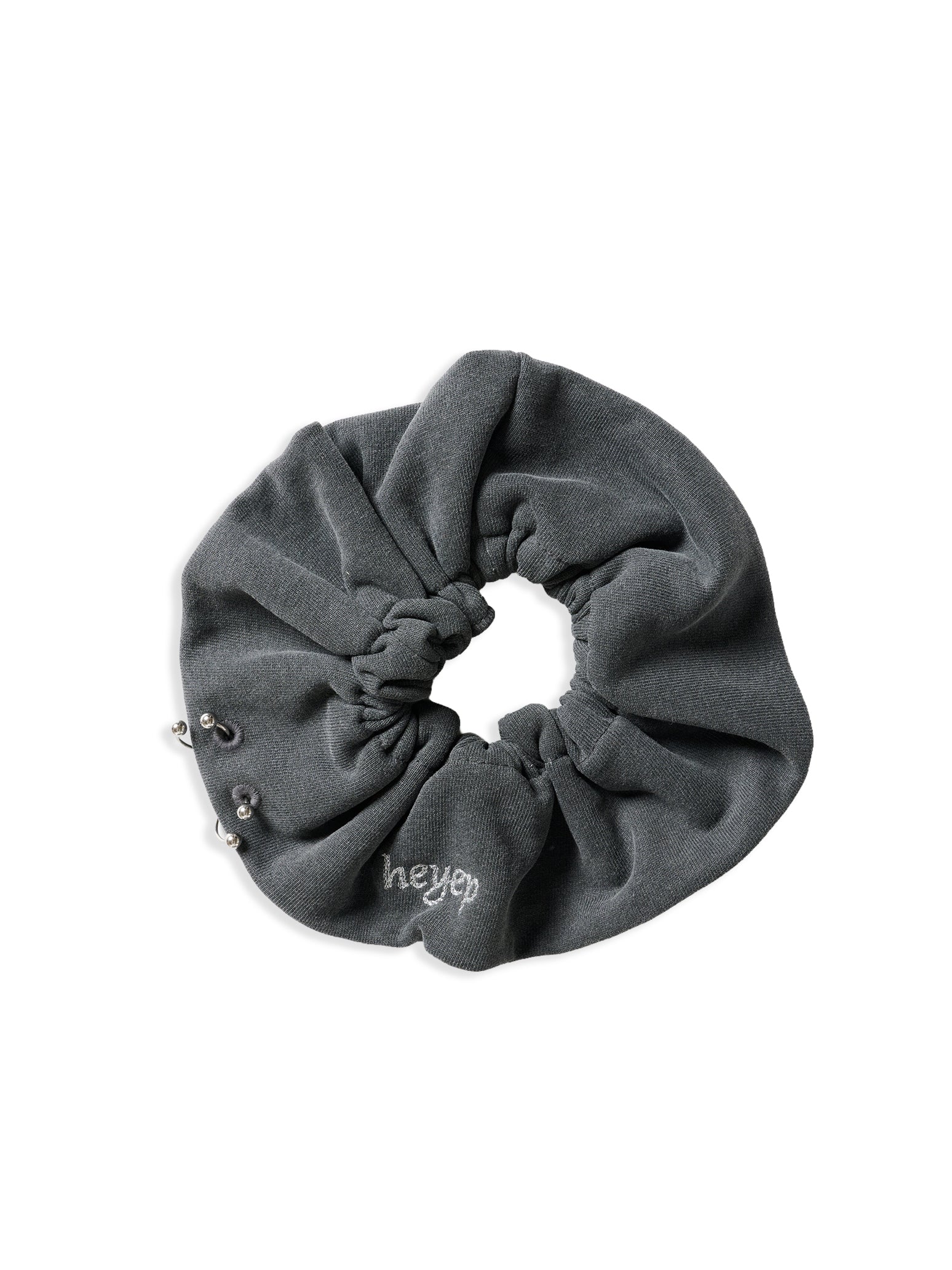 Pierced Sweatshirt Scrunchie – heyep
