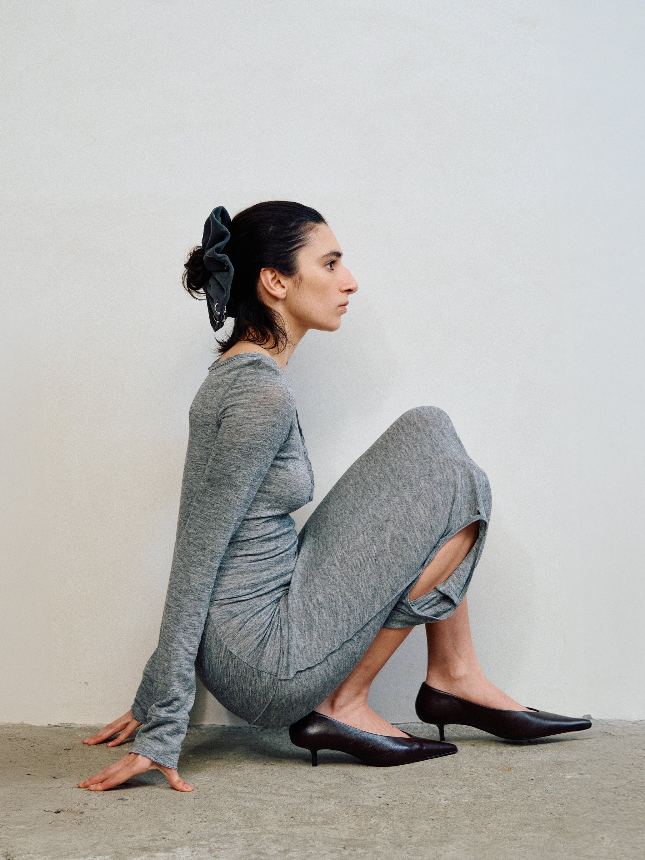 Pierced Sweatshirt Scrunchie – heyep