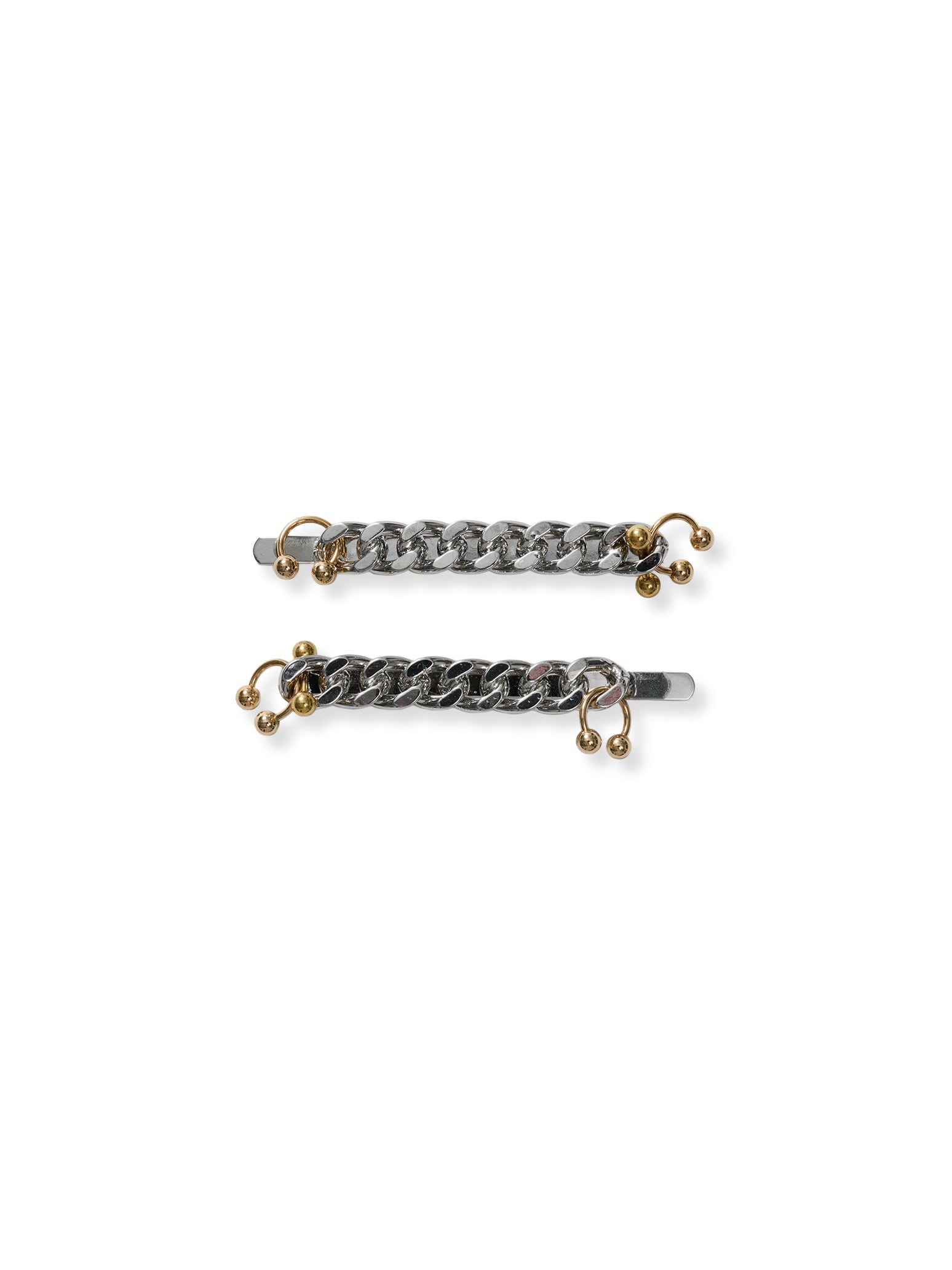Chain Motif Pierced Hair Pins (2-piece) – heyep