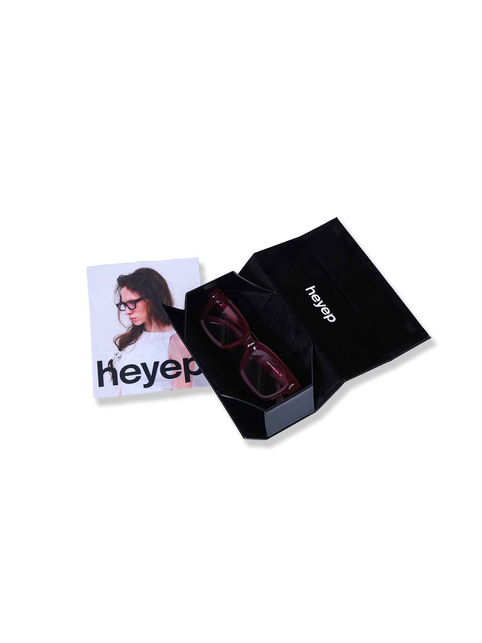 Aviator Glasses with Rhinestones & Logo – heyep