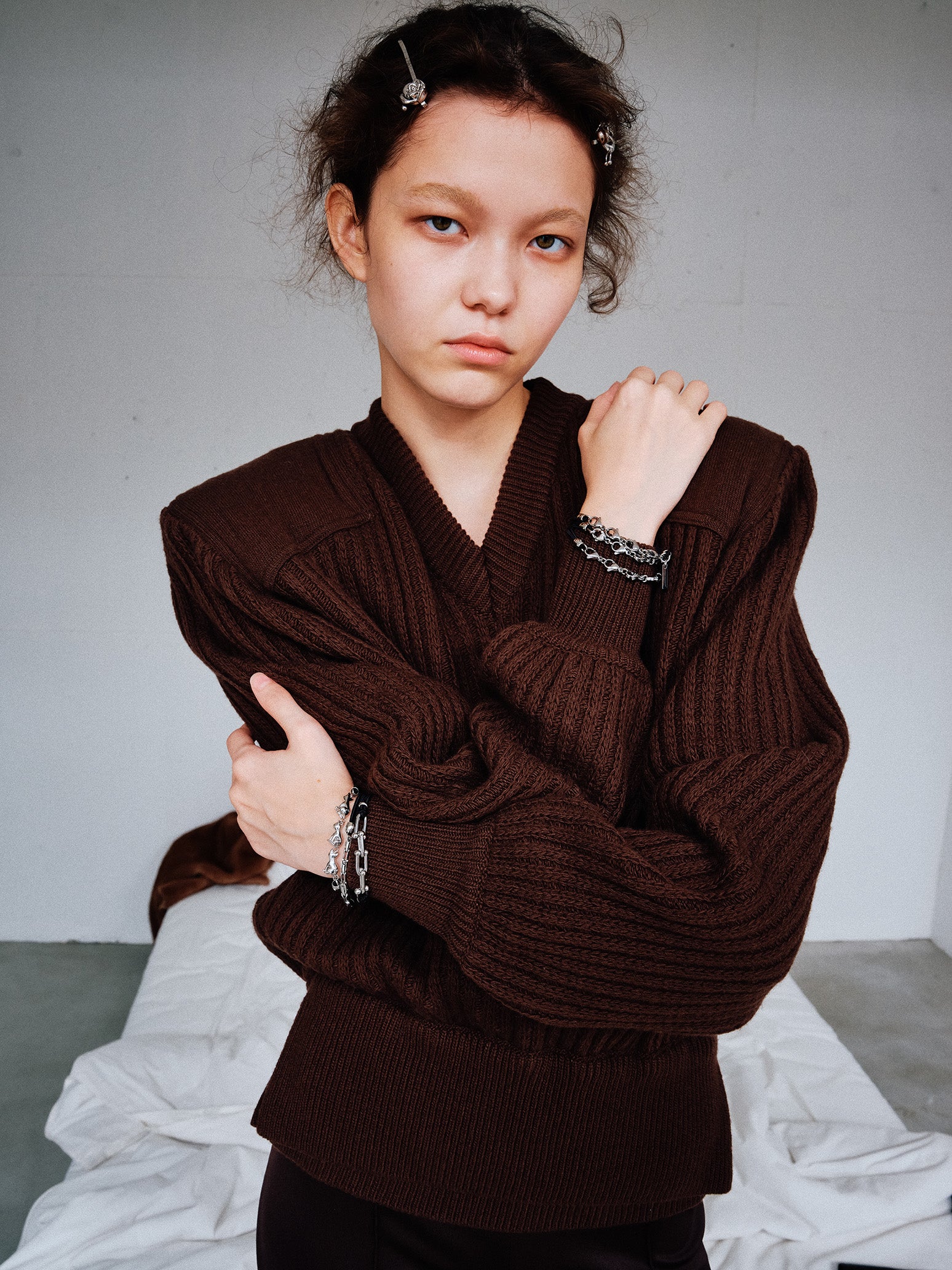 Cat & Metal Parts Hair Ties – 3 Piece Set – heyep