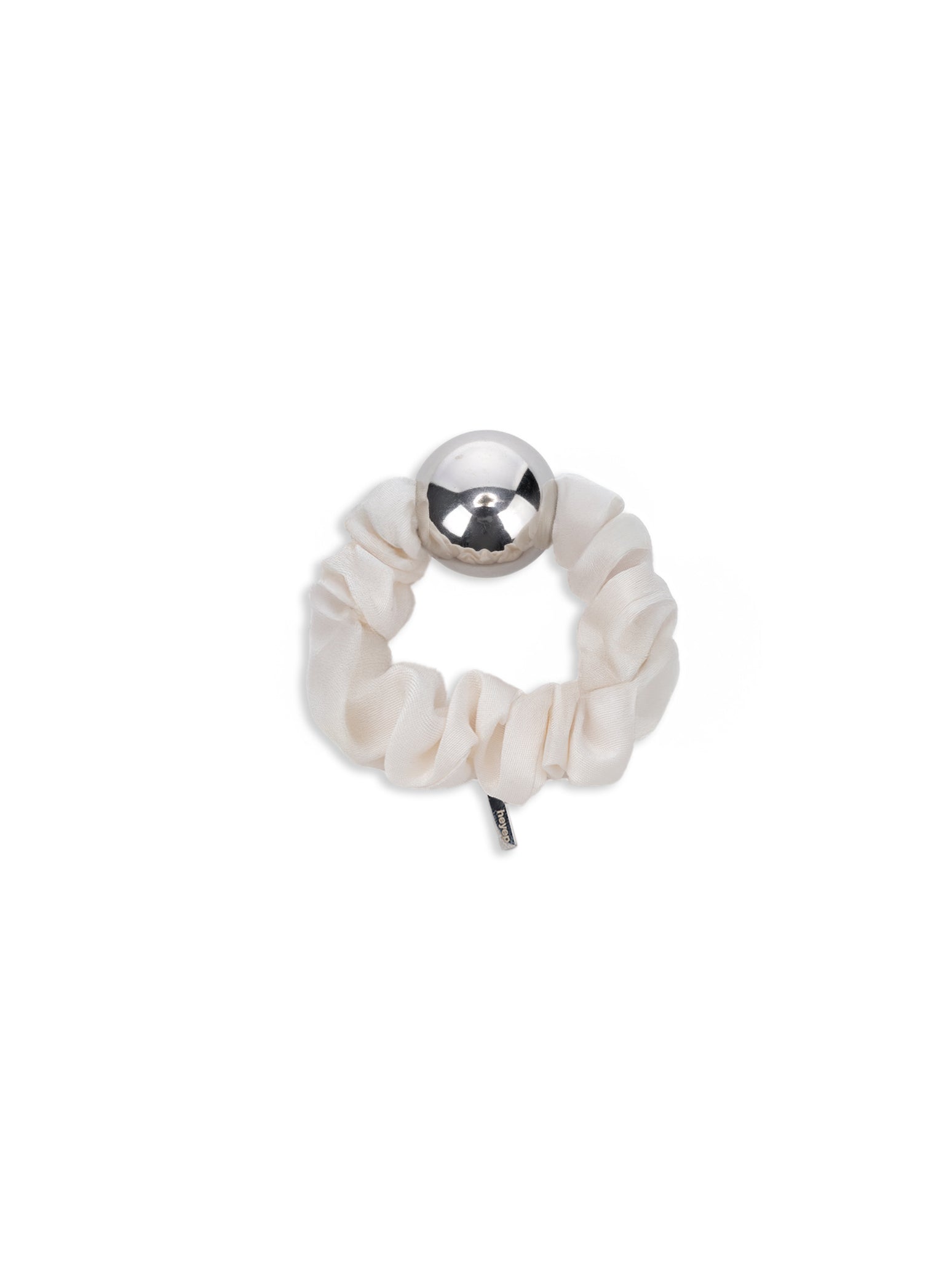 【heyep】Medium l Ball Silk Scrunchie Medium Metal Ball Silk Scrunchie – heyep